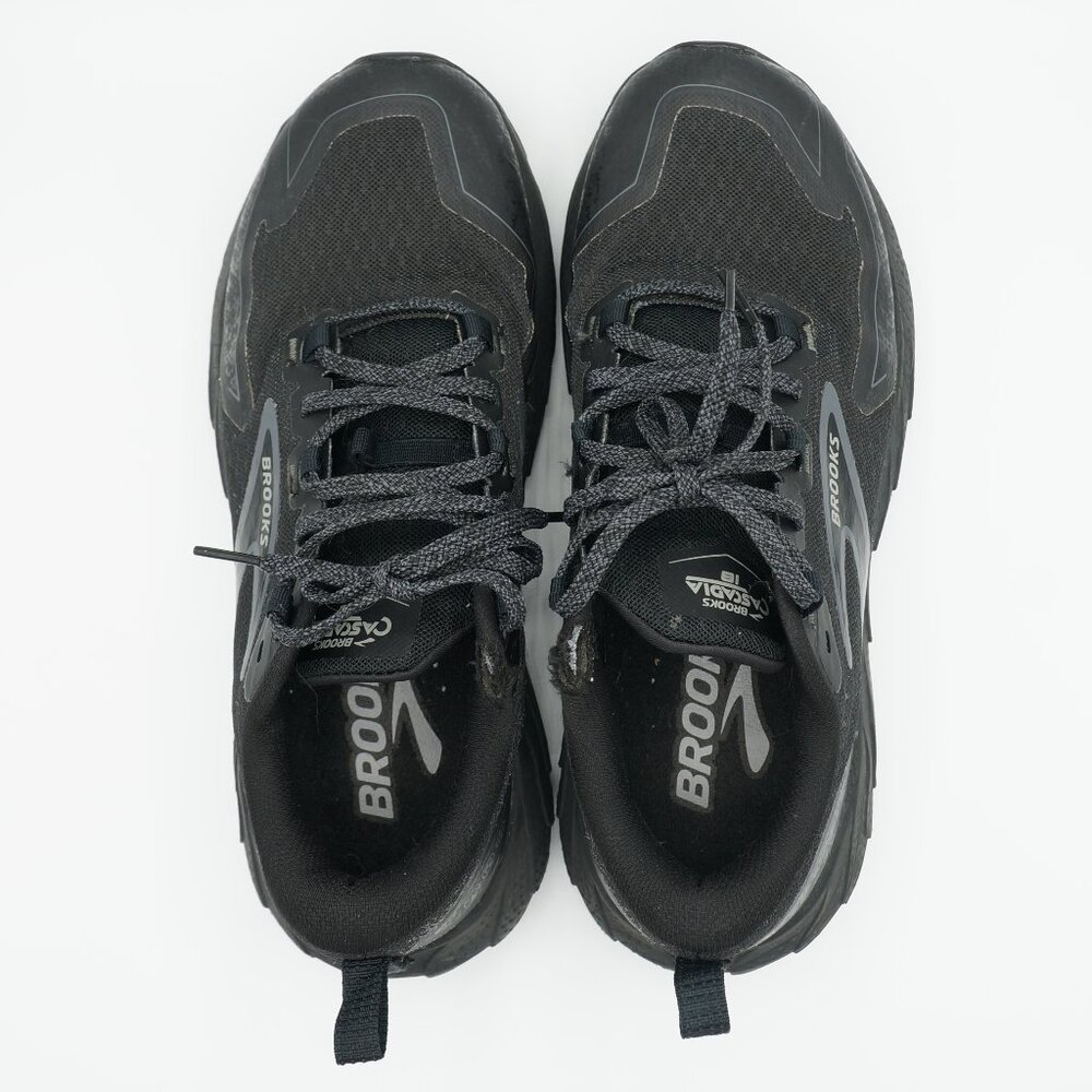 Brooks Cascadia 18 Men's Size 7.5 Black Trail Running Shoes 1104261D072 - Picture 8 of 10